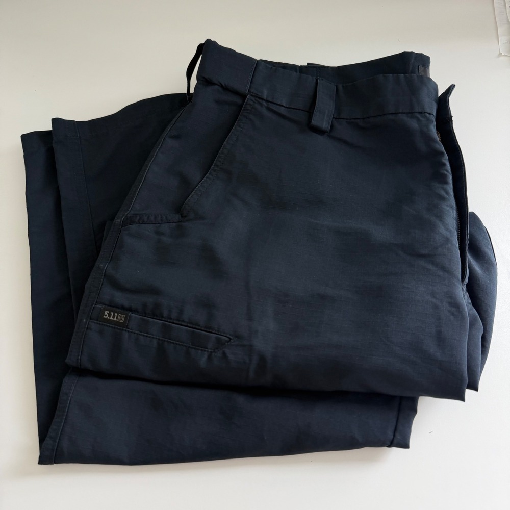 5.11 Tactical Fast-Tac Urban Pant Navy Men's 38x30 lightweight work pants
